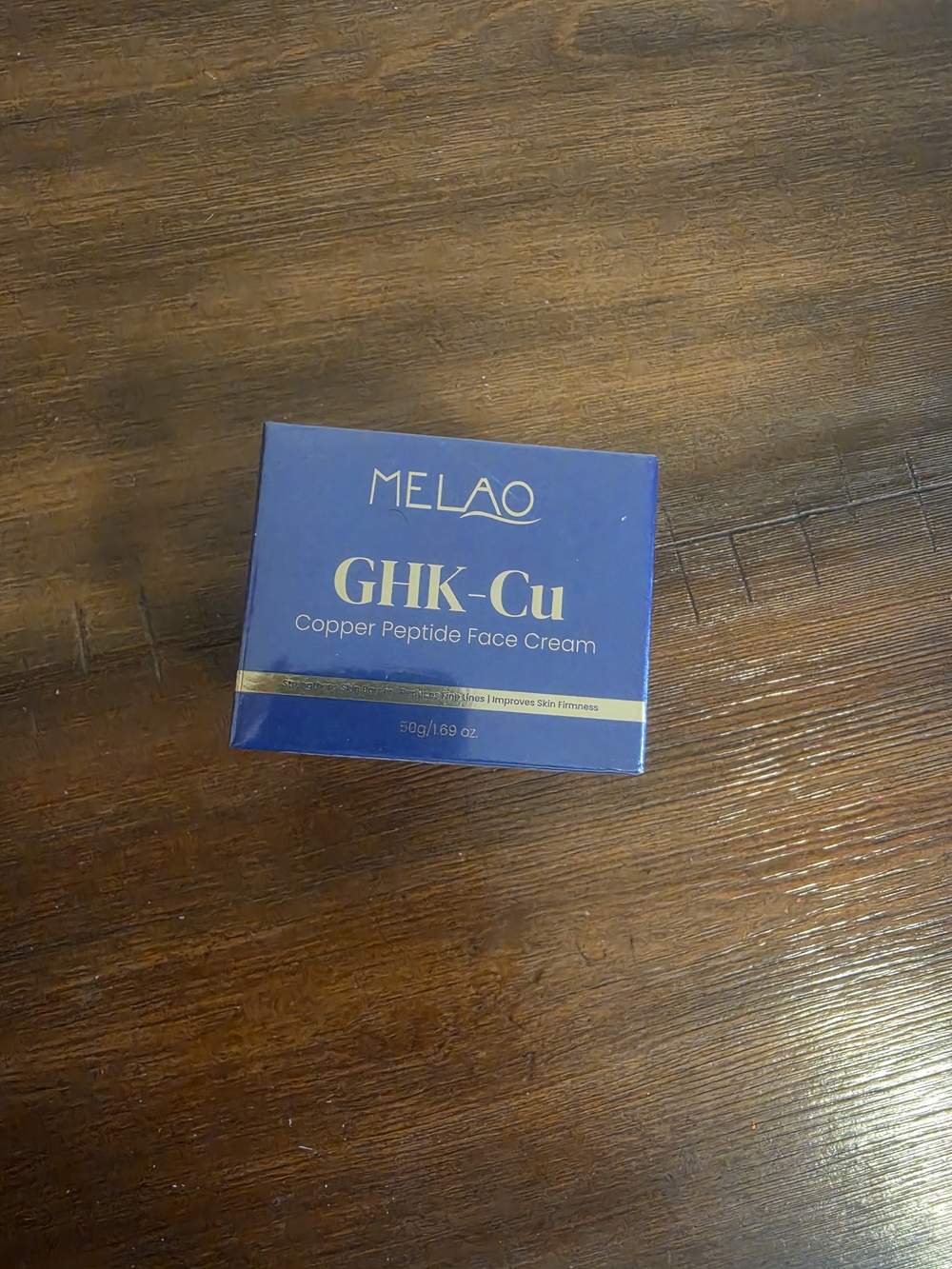 GHK-Cu Copper Peptide Face Cream - Blue